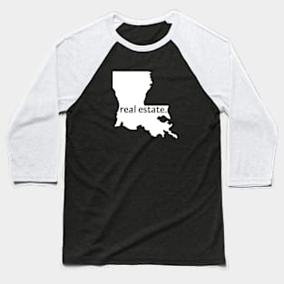 Louisiana State Real Estate T-Shirt Baseball T-Shirt